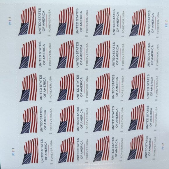 500 usps forever stamps of 2025 Mail U.S.A. Flag Postage - Picture 1 of 2
